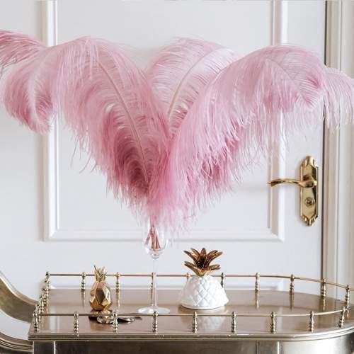 Ostrich feather centrepiece