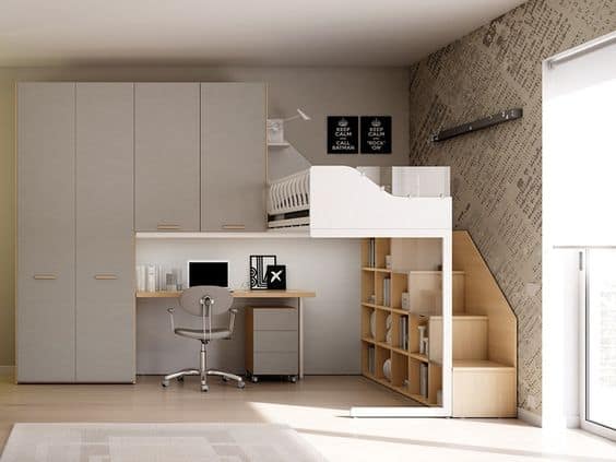 Lofted Space-saving Furniture